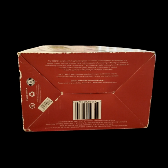 NIB Vtech Expandable 2-Handset Cordless Phone System - Picture 4 of 4